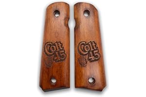 Zib Grips für 1911-Griffe, 1911 45-Griffe, Handfeuerwaffengriffe, Waffengriffe, 1911-Holzgriffe, 1911-Griffe in voller Größe, Griffe, 1911-Zubehör, weitgehend passend für 1911-Modelle, Ambi Safe Cut