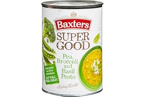 Baxters Super Good Pea, Broccoli and Basil Pesto Soup, 400 g (Pack of 1)