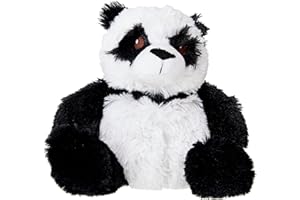 Warmies Peluche completamente riscaldabile, profumato con lavanda francese, 33,5 cm, panda, nero, bianco, medio