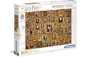 CLEMENTONI Impossible Puzzle - Harry Potter - 1000 Pieces, jigsaw puzzle for adults