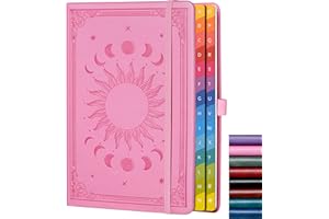 HwxBen Rubrica con schede alfabetiche colorate, raccoglitore di password internet con copertina rigida per login e password organizzati per indirizzo sito web, ideale per l'ufficio domestico, rosa