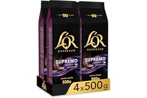 L'OR Espresso Café Grano Supremo | Intensidad 10 | 4x500 gr