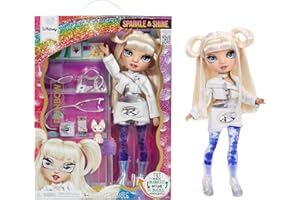 Rainbow High Sparkle & Shine Doll - Whitney - 28cm Fashion Doll with White Hair and Magic Bubbles in Legs, Colour, Style, Play, Collectable, For Children Ages 4 to 12+