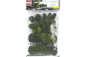 Busch 6587 - 25 árboles miniatura (escala N / TT) [importado de Alemania] , color/modelo surtido