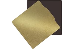 TIOPY Hoja PEI texturizada de doble cara 165 x 165 mm, Flexible Placa de Impresora 3D +Base Magnética para FlashForge Adventurer 3 / Ender 2 pro
