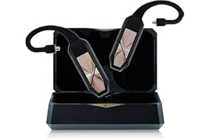 iFi GO Pod - HD Bluetooth DAC i wzmacniacz słuchawkowy do IEM. Hi-Res 96 kHz/24bit LDAC - Bezkonkurencyjny dźwięk TWS - Wymienne złącza IEM. Etui z czasem odtwarzania 35H Bezprzewodowe Qi i szybkie