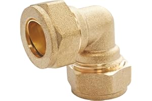 SOMATHERM FOR YOU - 90 ° Gomito pari a ottone di compressione, per Ø12 tubo di rame