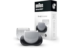 Braun EasyClick Body Groomer Attachment For New Generation Series 5, 6 and 7 Electric Shaver With Three Different Trimming Lengths, Grey