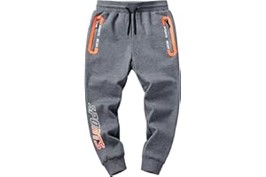 YOUNGSOUL Jungen Jogginghose Gefütterte Sporthosen Kinder Thermo Sweathose