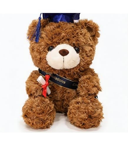 Peluche Osito Marrón de Graduación - Florería de Orquideas premium en Lima & Envio de flores a Peluche Osito Marrón de Graduación - Florería de Orquideas premium en Lima & Envio de flores a