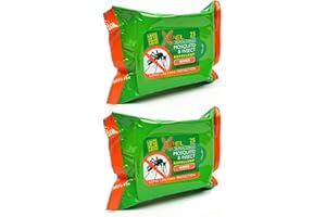 Xpel Mosquito & Insect Repellent Wipes 25 Pack (Pack of 2)