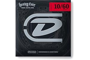 JIM DUNLOP Dunlop DHCN1060 Heavy 7 cordes Jeu de 10 cordes pour guitare électrique 10-60