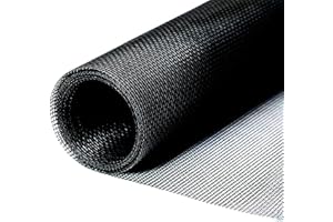Dantolo Rete Zanzariera Porta Finestra120CM * 250CM，Fibra di Vetro Telo Ricambio Zanzariera,per Finestra e Porta Zanzariere Tagliabile Rotolo (Nero)
