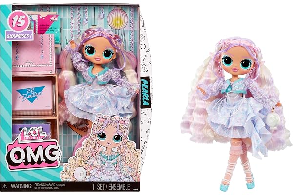 L.O.L. Surprise! OMG Fashion Poupée Pearla avec 15 Surprises - Poupée Comprenant des Vêtements Et Accessoires sur Le Thème des Sirènes - Idéal Dès 4 Ans