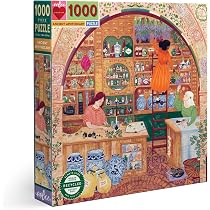 eeBoo Jane Austeen's Book Club-Puzzle per adulti in cartone riciclato con scrittori famosi PZTJAB : Eeboo