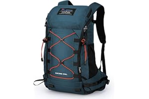 MOUNTAINTOP 35 Litri Zaino da Trekking Unisex Zaino Montagna Uomo Zaino Escursione Donna per Viaggio Hiking Escursione Campeggio con Copertura di Pioggia, 55 x 30 x 18 cm