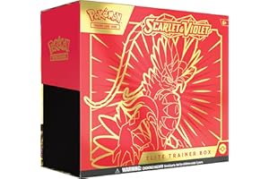 Pokémon TCG: Scarlet and Violet Elite Trainer Box - Koraidon (1 Full Art Promo Card, 9 Boosters and Premium Accessories)