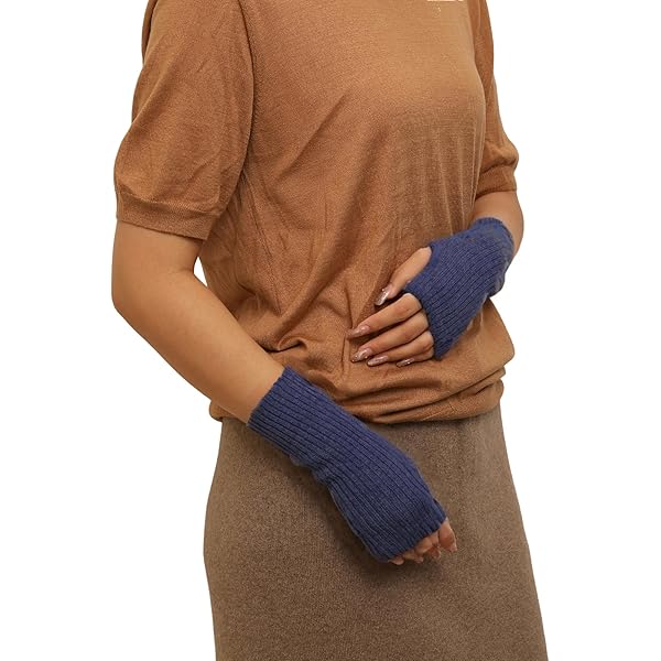 PHOGARY 3 paar lange halve vingerloze handschoenen voor dames, winter, armwarmers, warm, gebreid, armwarmers met vingergaten, handwarmers, voor herfst en winter, B