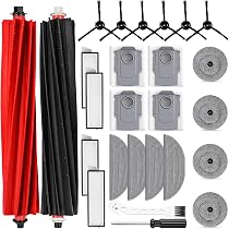 WuYan 14-teiliges Ersatzteile-Set Für Roborock S8 Serie – Inkl. Hauptbürste, Filter, Wischtücher & Seitenbürsten