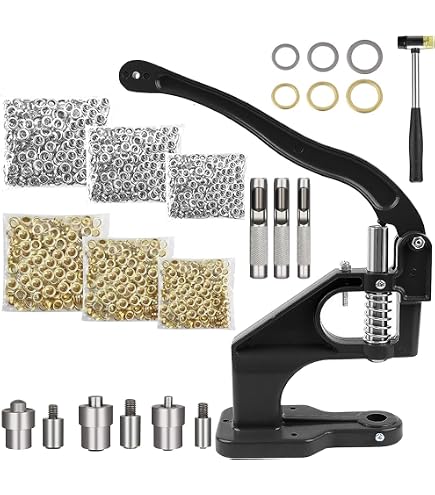 Presse-Œillets Et Rivets - Outil Multifonction Pour Cuir, Textile Et Boutons-Pression
