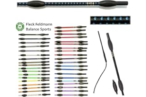 JA Horse Fleck Feldmann Balance Sports Dressage Whip Riding Whip 110 cm Black Azure Blue