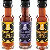 Mexican Tears - Extrem scharfe Chili Saucen Kennenlern Box [3x100ml Chili Sauce]