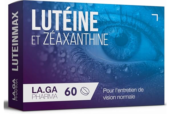 Complément Alimentaire Yeux− Contient de la Lutéine, Zéaxanthine, du Zinc, de l'Extrait de Myrtille et de la Vitamine A, E et B12 – Tension Oculaire, Maculopathie, Yeux Secs et Fatigués − 60 Comprimés