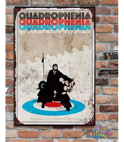 The Who Quadrophenia Canvas Wall Art - Giclée Print - UK Handmade (Framed Or Unframed Options)