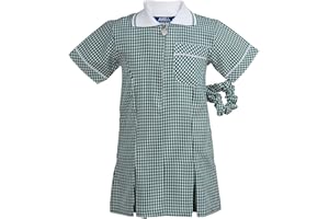 Ayra - Girl's School Gingham Summer Dress Age 3 4 5 6 7 8 10 12 14 16 18 20