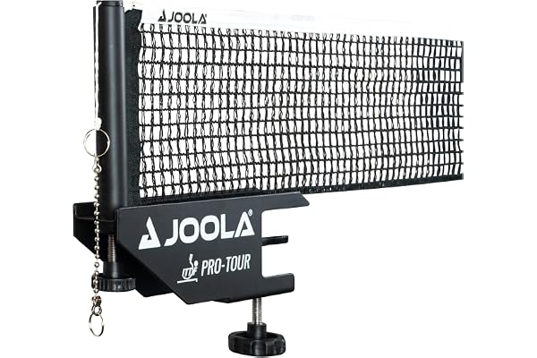 Joola Unisex – vuxen post set Pro Tour bordtennisnät, svart, 152 cm
