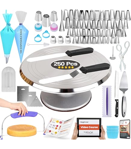 Premier Housewares Kuchen-Dekorationsset 31-teilig - Backzubehör In Pink