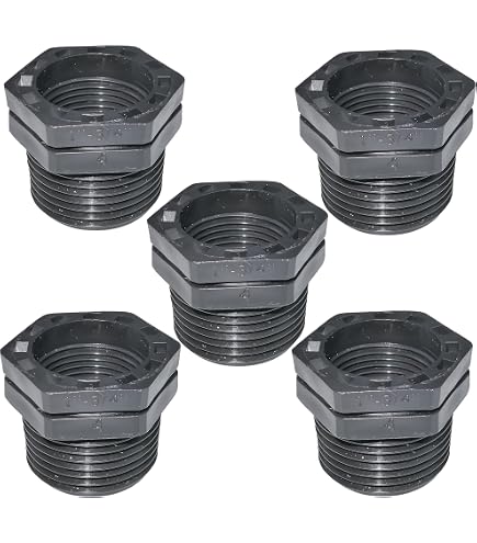 AERZETIX Kit di raccordo a 3 vie 1/2 in plastica / 5 nippli