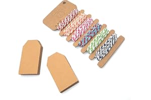 ARKRAFT etichetta per Carta da Regalo 6 colori 5M. 50 etichette (AC01)