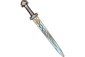Liontouch - Espada Vikinga, Roja | Juguete de Espuma Medieval del Jefe Harald para Juego de rol Infantil con Temática Nórdica | Armas y Armaduras Seguras para Disfraces y Trajes Infantiles