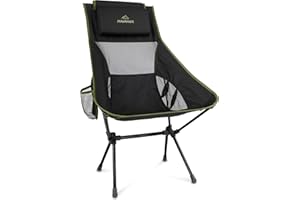 ‎NORMANI normani Outdoor Sports Ultraleicht Tragbar Klappbar Campingstuhl Klappstuhl Faltbar Outdoor-Stuhl mit Tragetasche Angelstuhl Strandstuhl aus Aluminium bis 150 kg belastbar