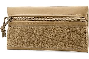 Qavctw Tactical Admin Pouch Tool Storage Snack Bag Candy Hanging Pouches Backpack Accessory Pouch with Hook - Loop