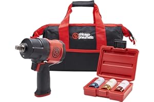 Chicago Pneumatic Cp7748 Kit clé à choc 1/2" + 3 douilles à choc