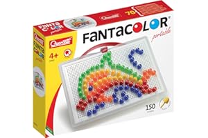 Quercetti - 0953 FC Portable Large d.15, Kids' Mosaic Kits - STEAM toy