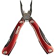 AGARO 12-in-1 Multi Function Plier, Hardened Steel, Multipurpose Plier, Pocket Hand Tool Set, Red