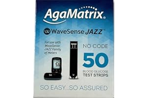 AGAMATRIX WaveSense JAZZ Test Strips - 50 Pack