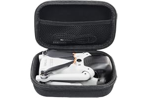YIIWAY Hård väska fodral kompatibel med DJI Lito 1/Lito X1 drönare, skyddsfodral bärväska, endast väska – svart YC82073