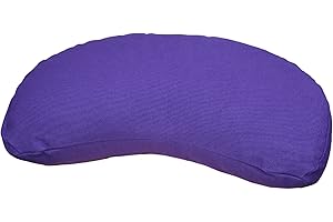Tvamm Lifestyle Halbmond Zafu Yoga, Meditationskissen (42 x 20 x 12 cm)