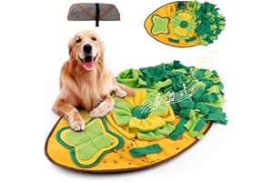 Amzeeniu Snuffle Mat para Perros Alfombra de Actividades para Mascotas Alfombra Olfato Perro Gatos Mascotas Estera Tapete de Entrenamiento Rompecabezas Juguetes de alimentación Olfatear Mascotas