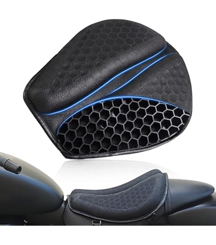 Cuscino Sella Moto Per Kawasaki Z900/Z650 - 2 Pezzi, In Tessuto Lycra, Comfort E Assorbimento Urti