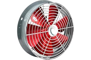 Uzman-Versand 350mm Ventilateur Mural, Extracteurs d'air Industriel VENTILATEURs Aspiration Extracteur Helicoide Ventilation