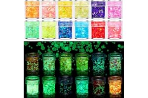 MKNZOME Gel Purpurina Cara Festival, 12 Piezas Brillos Corporales Luminoso Glitter Maquillaje Body Glitter Gel Brillo Líquido Sombra de Ojos para Uñas, Pelo, Halloween, Cumpleaños, Navidad, Niños