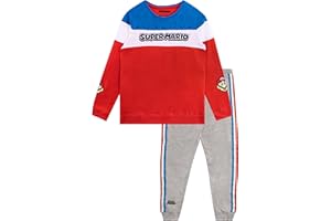SUPER MARIO Ensemble de Sweat-shirt et de Jogging jeux vidéo pour garçons Tenue 2 pièces pour enfants