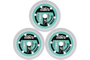 Diamentowa tarcza do płytek - LEKOMESH 3 szt. 75 x 10 mm diamentowa tarcza do płytek, do porcelany, ceramiki, płytek, granitu, diamentowej tarczy do cięcia kamienia sztucznego