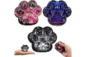 AUZLYA 3 Stück Squishy Pfote,Squishy Katzenpfote,Cat Paw Squishy,Katzen Pfoten Squishy,Sensorik Spielzeug,Katzenpfoten Sensorik Spielzeug,Stressabbau Fidget Toys für Erwachsene und Kinder