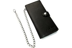 EuroRoutier portfel z prawdziwej skóry duży czarny